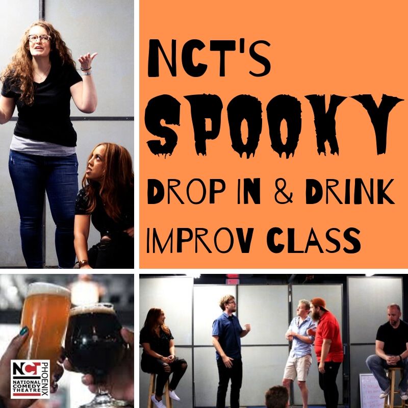 Spooky Drop In and Drink Up Improv Class