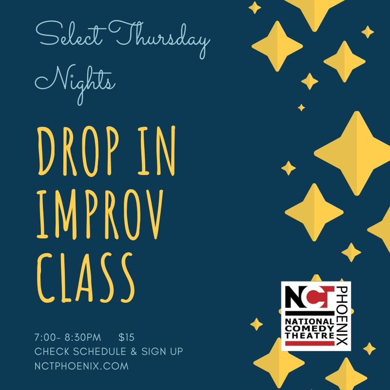 Drop In Improv Class! The Summer Schedule…