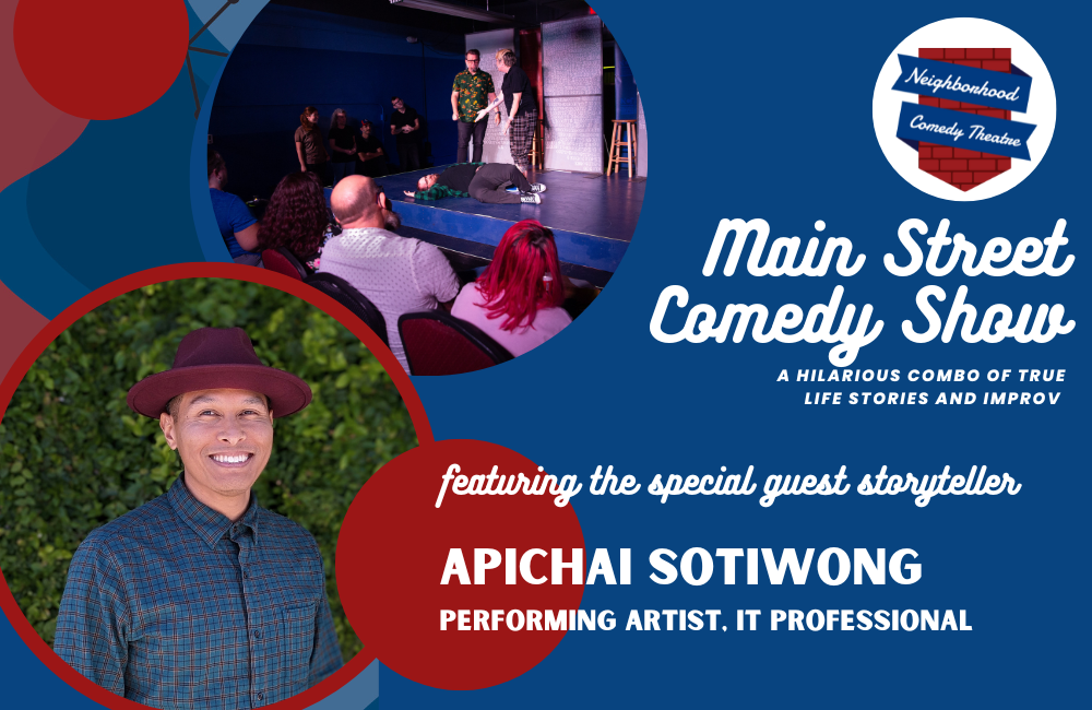 Apichai Sotiwong guest at the Neighborhood Comedy Theatre in downtown mesa