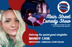 Mandy Case performs at the East Valley Main Street Comedy show in downtown mesa