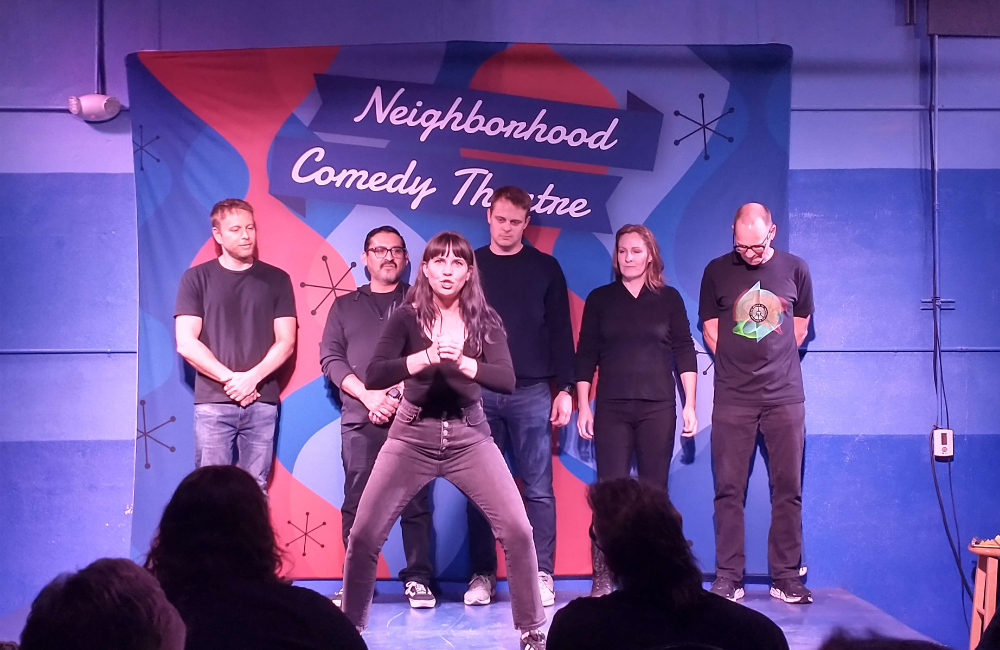 level two improv class in the east valley at the neighborhood comedy theatre in downtown mesa