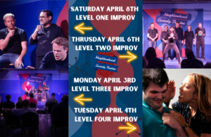 improv comedy classes in the East valley at the Neighborhood Comedy theatre