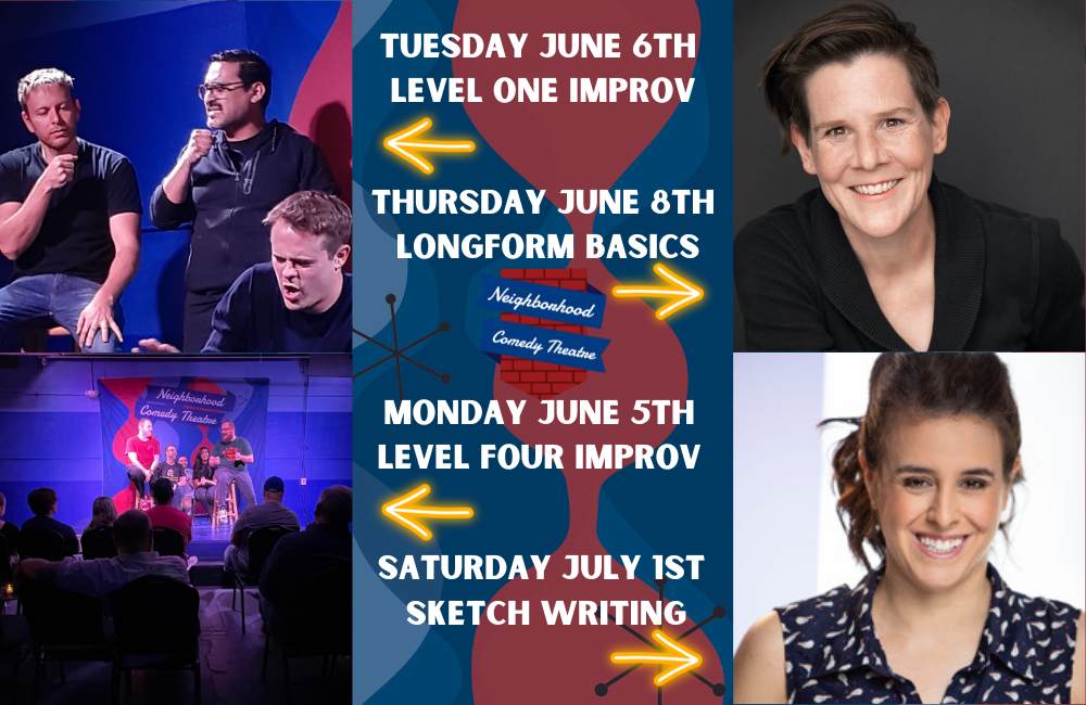 June Workshops at the Neighborhood comedy Theatre in downtown Mesa