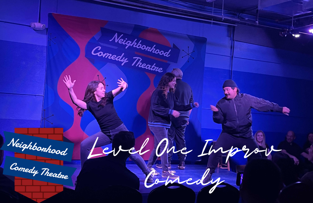 Level one intro to improv comedy Class at the Neighborhood Comedy Theatre in downtown Mesa