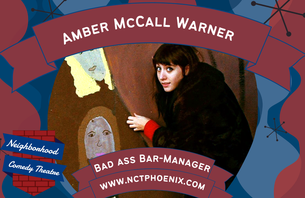 Amber McCall Warner is one of the people at the Neighborhood Comedy Theatre