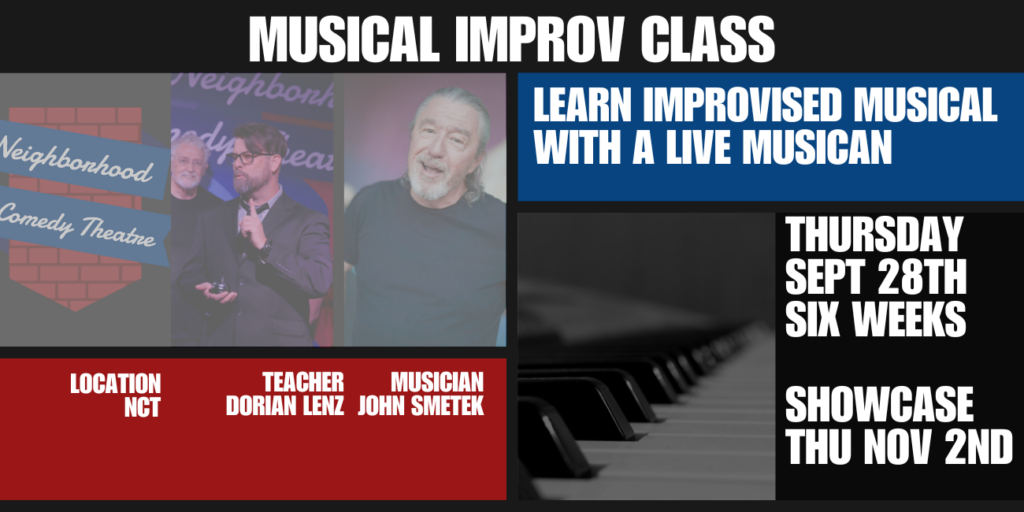 Musical improv workshop at the neighborhood Comedy theatre in downtown Mesa
