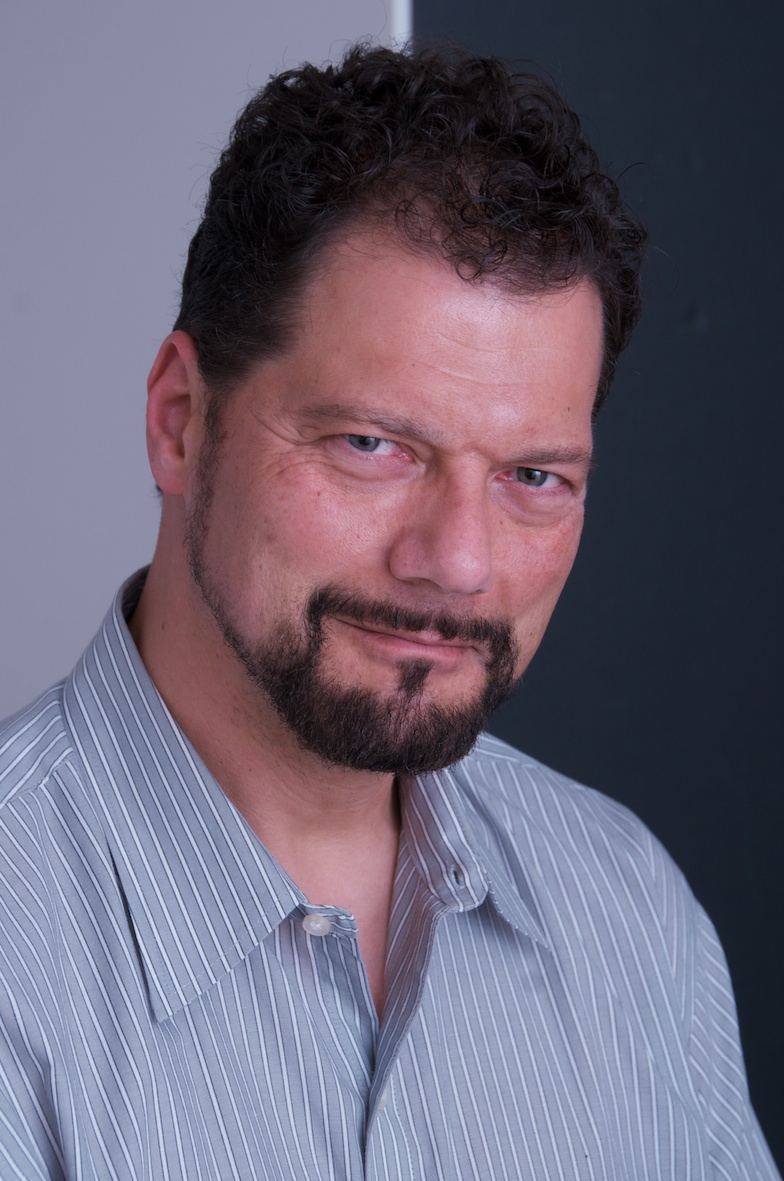 Gene Gannsle tells stories at the main street comedy show in downtown mesa