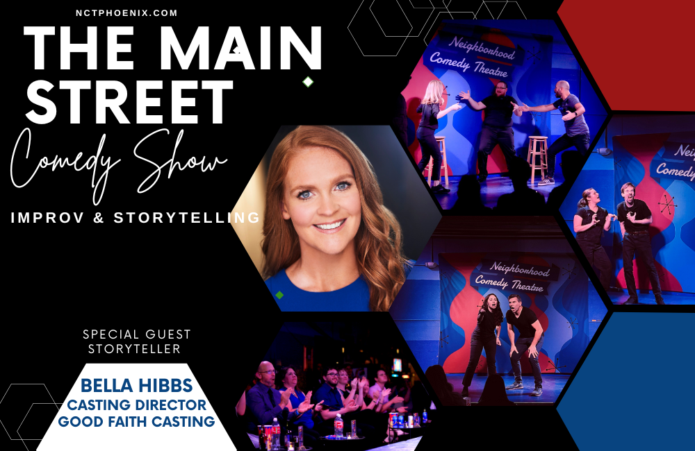 The Main Street Comedy Show featuring Casting Director Bella Hibbs