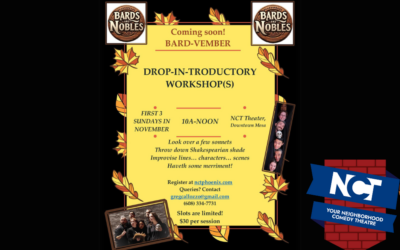 Bard-Vember Drop-In improv class Series!