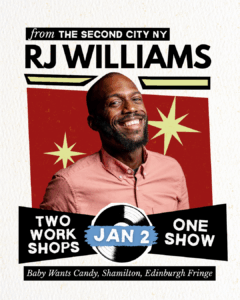 RJ Williams is a guest performer and Teacher at the Neighborhood comedy theatre in downtown mesa