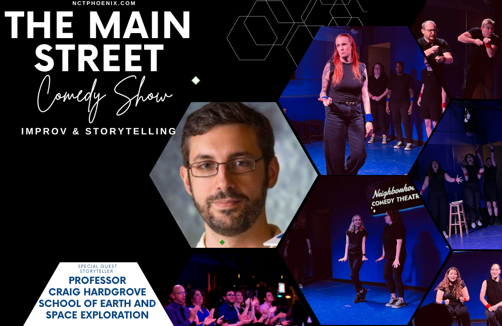 The Main Street Comedy Show featuring professor Craig Hardgrove