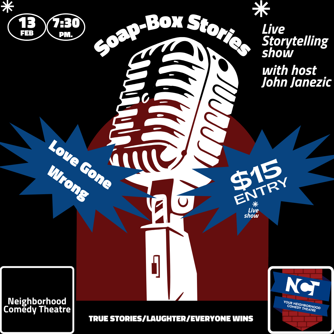 Bella Hibbs is a storyteller at the Main Street Comedy show in downtown Mesa Arizona