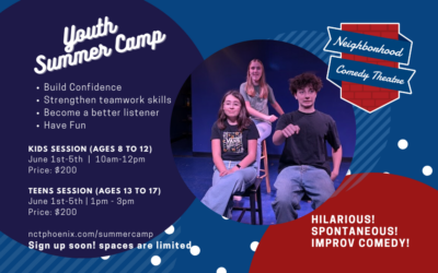 Kids and Teens Improv Summer camp program.