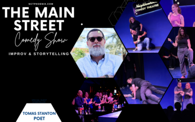 The Main Street Comedy Show featuring poet Tomas Stanton